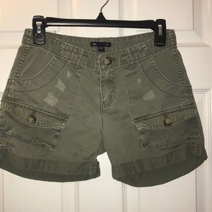 Gap Distressed Cargo Shorts